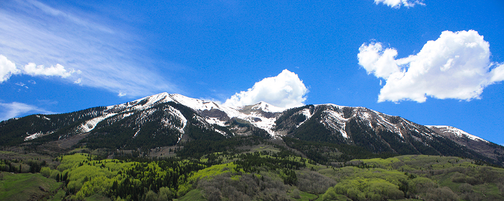 Whetstone Mountain in the West Elk Mountains Colorado
