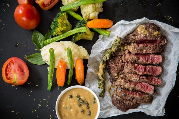 venison cooking with vegetables