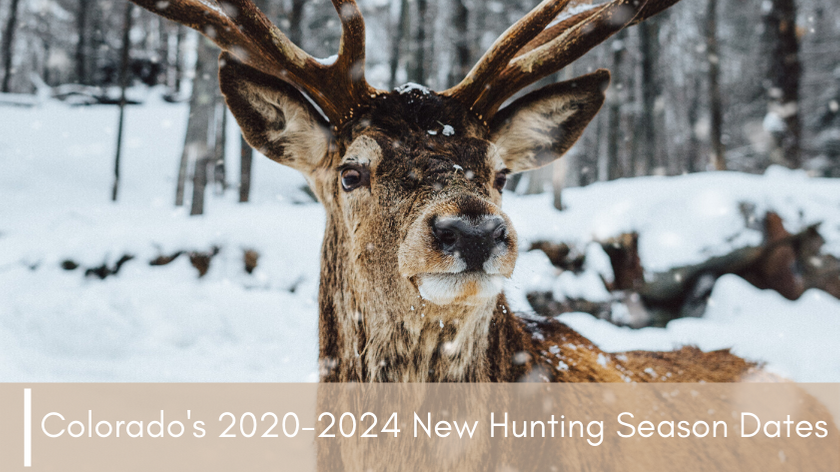 Colorado's 2020-2024 New Hunting Season Dates